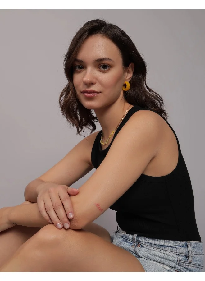 امريكان ايجل Crew Neck Cropped Top