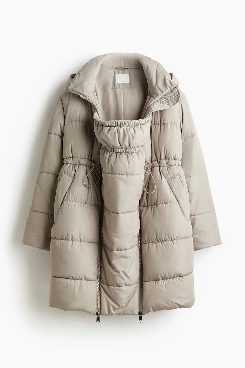 H&M MAMA Before &amp; After Babywearing puffer coat