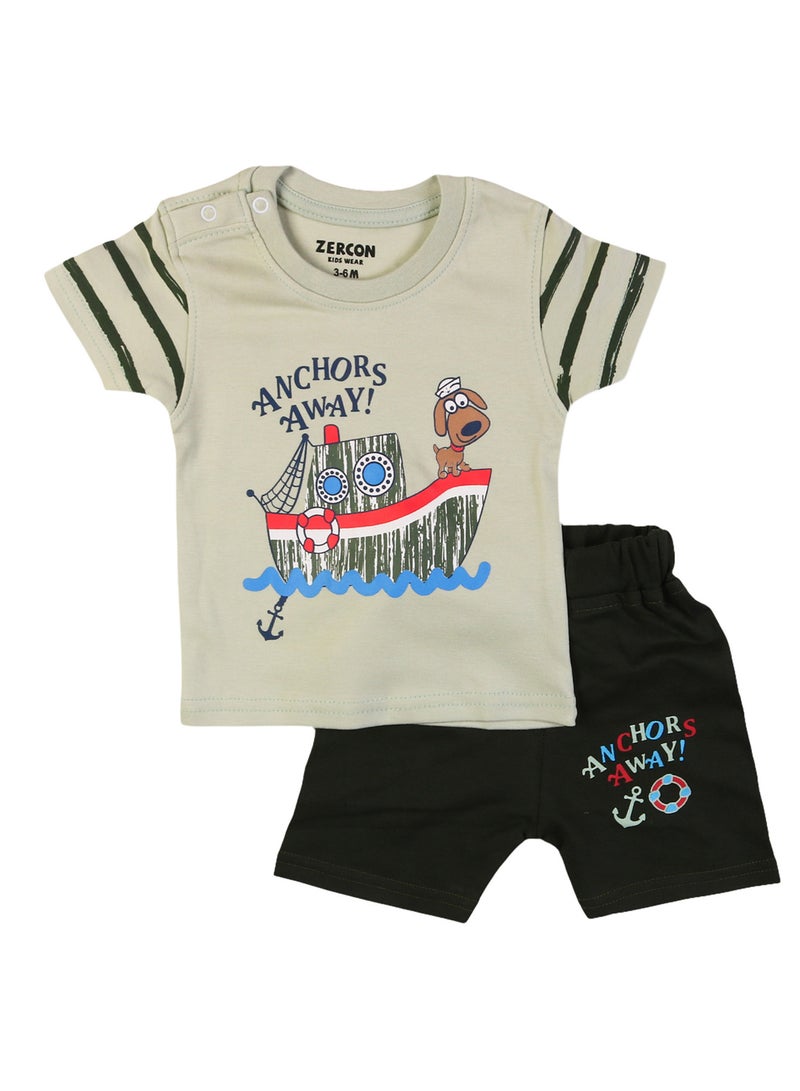 Zercon Summer Pajama Set for Newborn Babies 6197 - Image 1