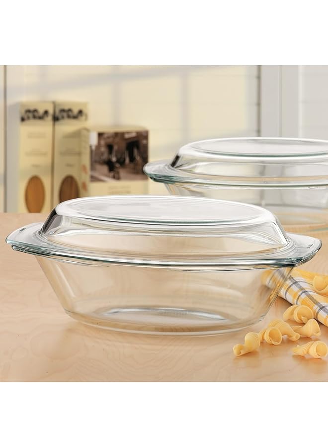 SIMAX Oval Casserole With Lid,Clear - Image 2