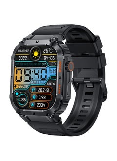 Generic Military Smart Watches for Men 1.96” HD Big Screen Rugged Smart Watch (Answer/Dial Calls) Outdoor Tactical Sports Watch Fitness Tracker Smartwatch for iPhone Compatible with Android Phones  - Image 1