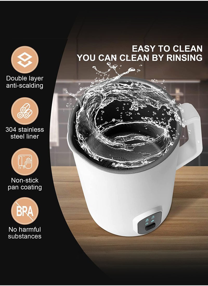 Brutelle - Electric Milk Frother Steamer Milk Foamer 4 in 1 Multifunctional Hot Cold Milk Foam Maker 400W Automatic Quiet Milk Warmer Latte Cappuccinos Hot Chocolate - Image 1