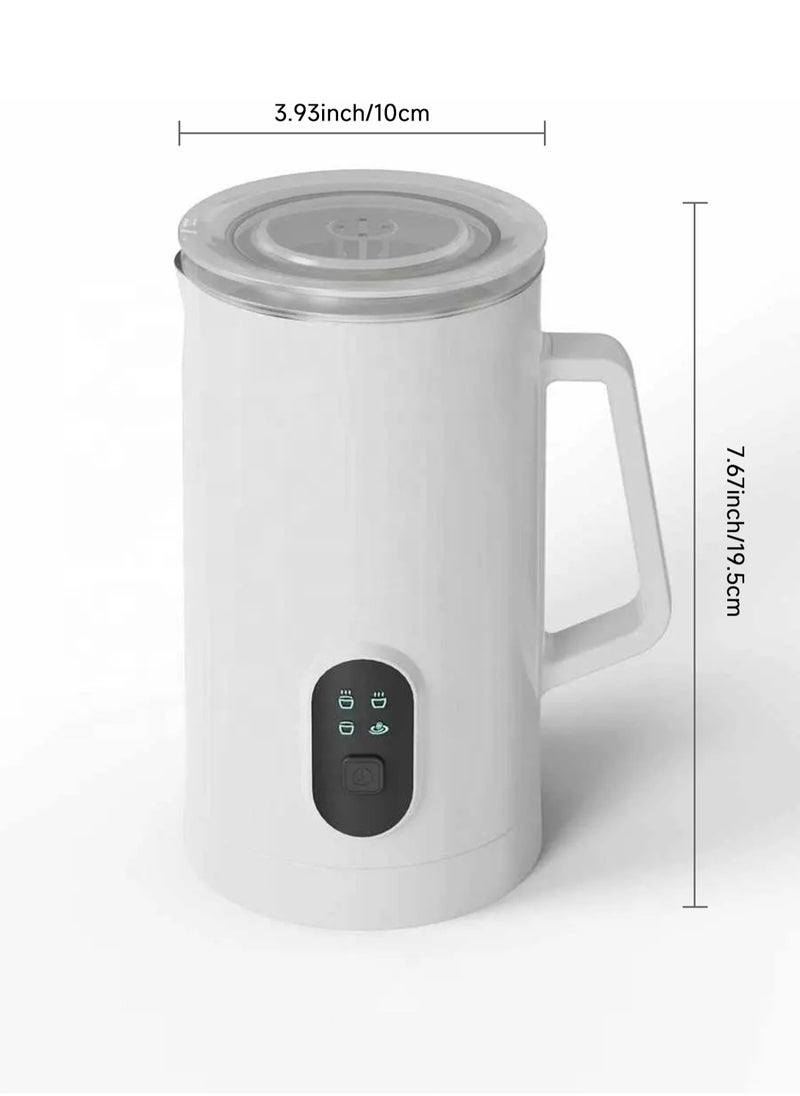 Brutelle - Electric Milk Frother Steamer Milk Foamer 4 in 1 Multifunctional Hot Cold Milk Foam Maker 400W Automatic Quiet Milk Warmer Latte Cappuccinos Hot Chocolate - Image 1