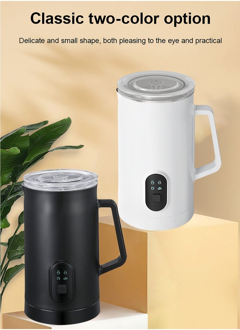 Brutelle - Electric Milk Frother Steamer Milk Foamer 4 in 1 Multifunctional Hot Cold Milk Foam Maker 400W Automatic Quiet Milk Warmer Latte Cappuccinos Hot Chocolate - Image 1