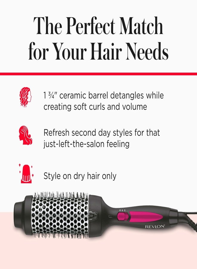 REVLON Perfect Match Hot Styler - Heated Brush to Style and Extend Blowouts, Hot Brush for Curls, Body, and Volume, Reduces Frizz and Boosts Shine - Image 5