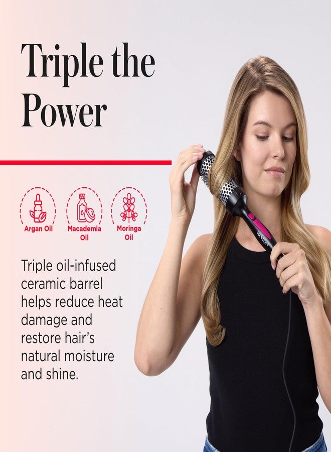 REVLON Perfect Match Hot Styler - Heated Brush to Style and Extend Blowouts, Hot Brush for Curls, Body, and Volume, Reduces Frizz and Boosts Shine - Image 3