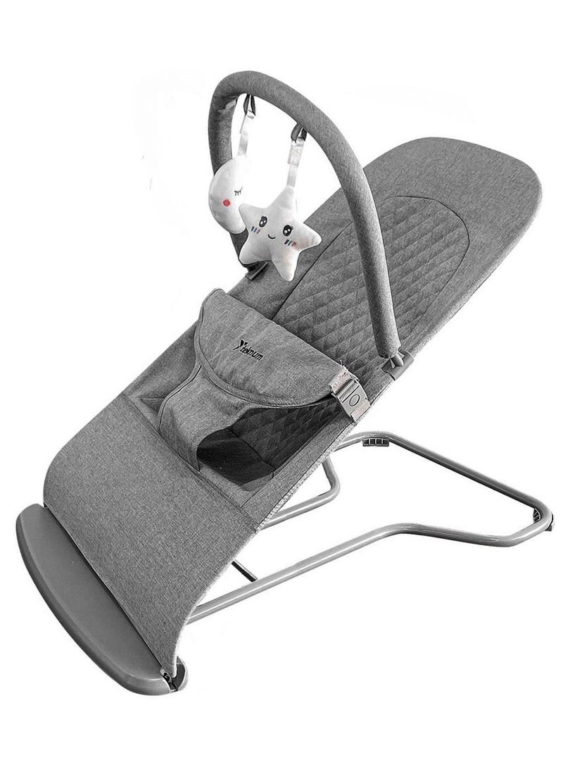 3-Stage Baby Bouncer Recliner Seat - Grey - pzsku/ZD2C84E79D95794095606Z/45/_/1668429873/56eedf2f-f099-44b0-92a8-9b343833062d