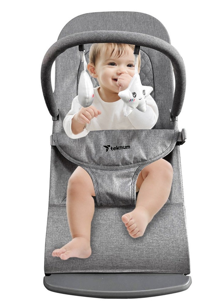 3-Stage Baby Bouncer Recliner Seat - Grey - pzsku/ZD2C84E79D95794095606Z/45/_/1723200404/12395e8e-6d0c-4c9e-9c60-ba16f93f7124