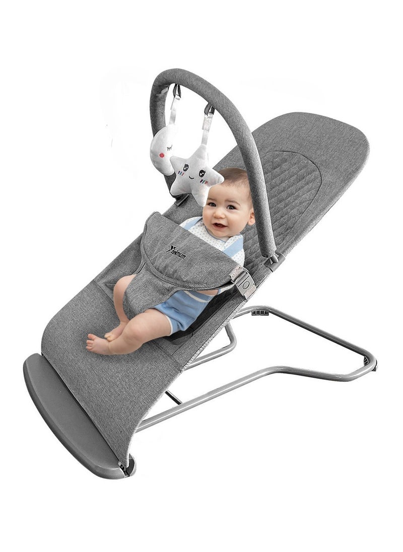 3-Stage Baby Bouncer Recliner Seat - Grey - pzsku/ZD2C84E79D95794095606Z/45/_/1723200405/513318aa-0b54-4411-a4e8-3460d5b871cd
