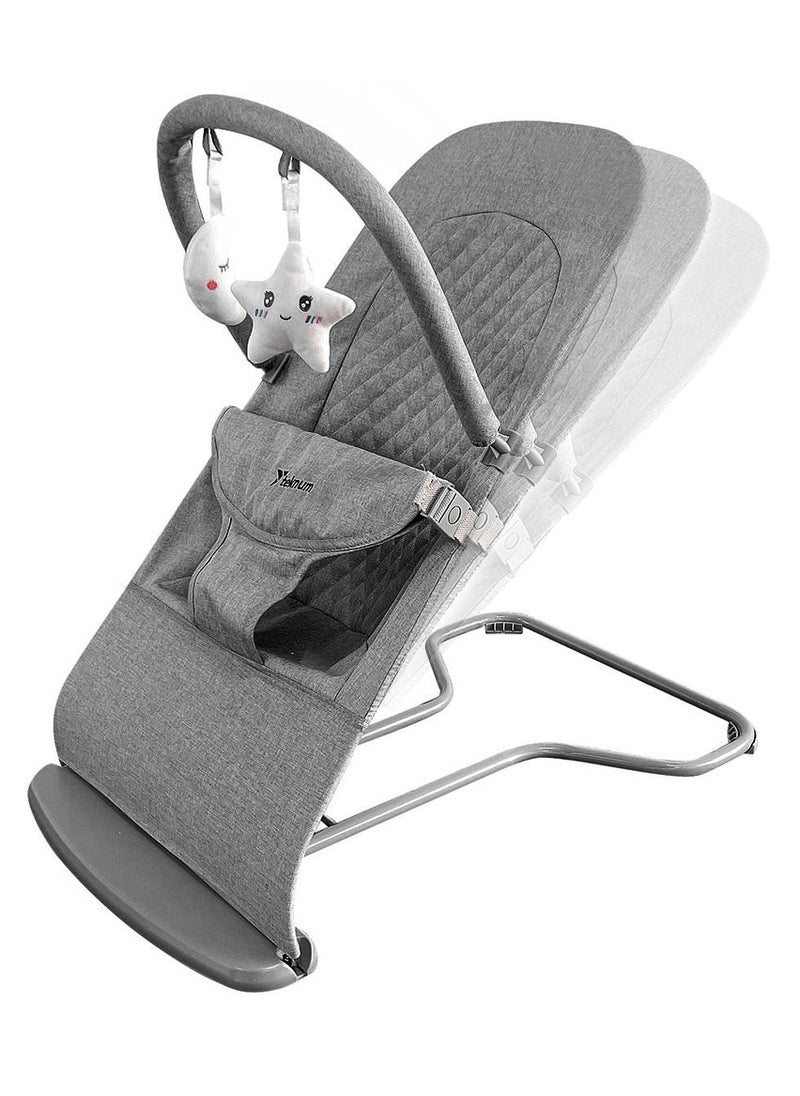 3-Stage Baby Bouncer Recliner Seat - Grey - pzsku/ZD2C84E79D95794095606Z/45/_/1723200407/fae63854-07ea-4b1f-a717-a9d3fceb0114