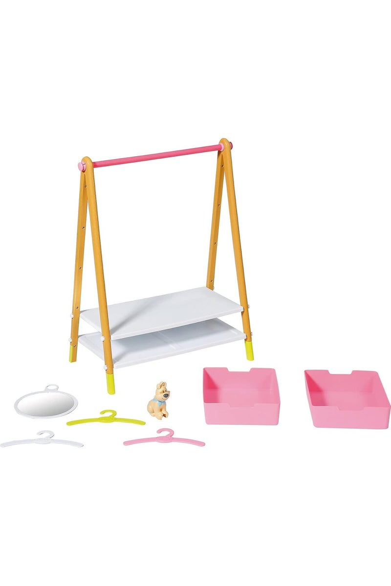 BABY born Doll Clothes Rail with Hangers and Storage Boxes - Image 1