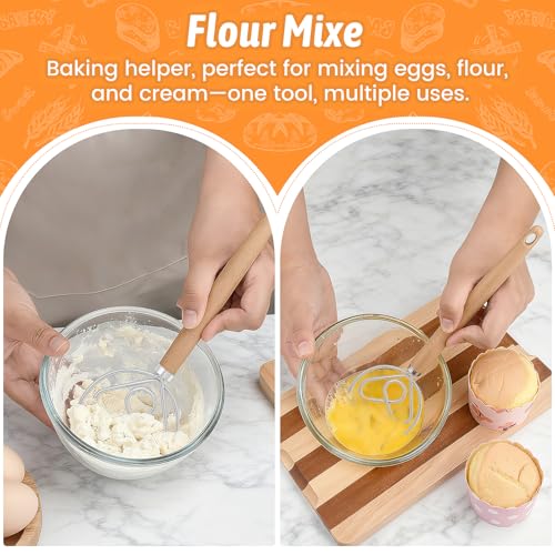 RABOKASI Pasta Making Tools Set, 11 PCS Accessories included,Wooden Pasta Making Kit, for Ravioli, Pasta, Dumplings Lasagna, Pierogi,Cookies - Image 3