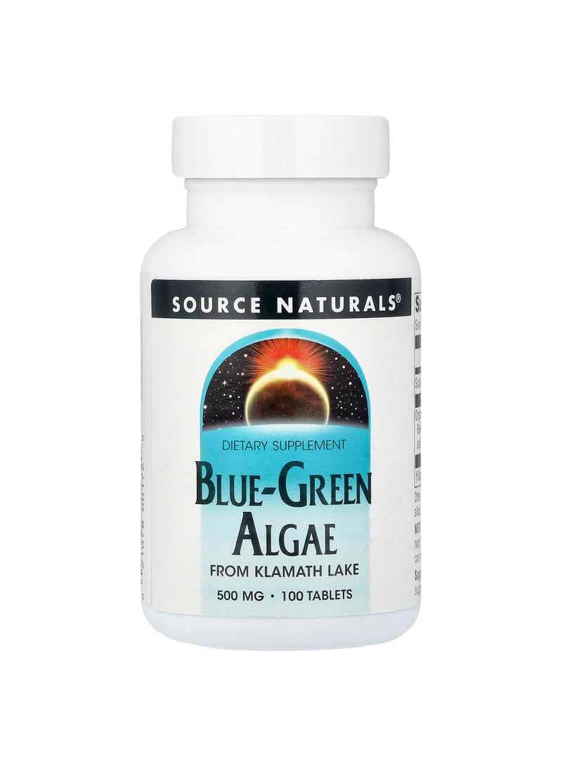 Source Naturals Blue-Green Algae, 500 mg, 100 Tablets