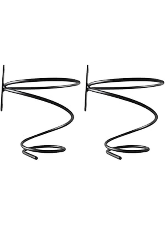 2 Pack Wall Mounted Single Bottle Wine Rack Metal Display Shelf For Kitchen Home Bar Storage - Image 1