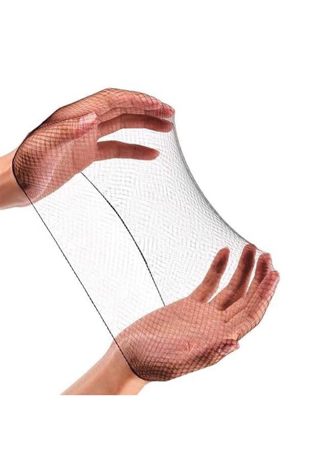 Pruvade Invisible Hair Nets for Women & Men | Pack of 100 | Elastic 24" Mesh Hair Net for Buns, Long Hair & Short Hair - Hairnets for Ballet Dancers, Sleeping, Wig Storage, Food Service & More - Image 2