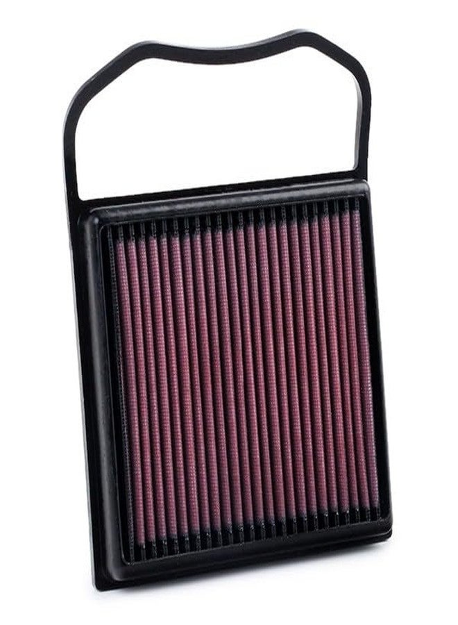 K&N Engine Air Filter: High Performance, Washable, Replacement Compatible with 2014-2019 Mercedes V6 (C400, C43 AMG, C450 E450, GLC43AMG, GLE400, GLS 400 and select models), 33-5032 - Image 2