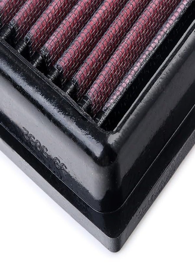 K&N Engine Air Filter: High Performance, Washable, Replacement Compatible with 2014-2019 Mercedes V6 (C400, C43 AMG, C450 E450, GLC43AMG, GLE400, GLS 400 and select models), 33-5032 - Image 5