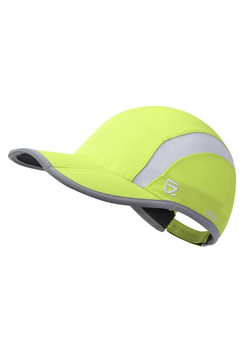 SYOSI Men Women Baseball Cap Reflective Folding Outdoor Hat Adjustable Unstructured Design UPF 50+ Sun Protection Sport Hats Unisex Baseball Cap - Image 1
