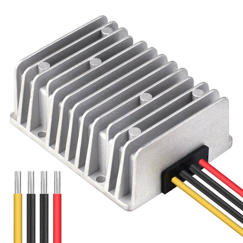 Cllena DC-DC 24v to 12v Converter 30A 360W Regulator Voltage Reducer Power Supply Buck Converter Transformer for Golf Cart Auto Car Truck Vehicle Boat