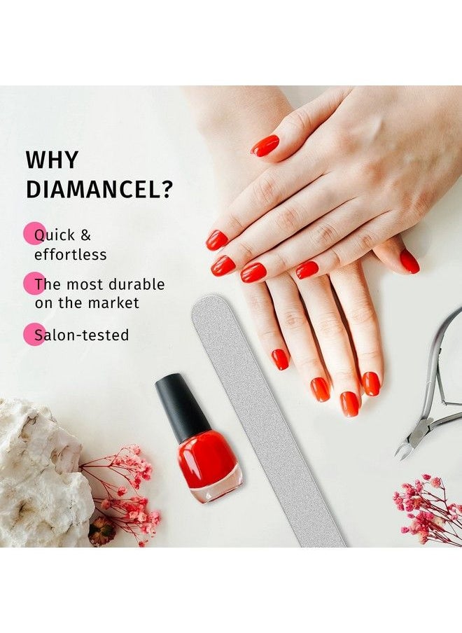 Diamancel - Luxury Diamond Nail File  #2 Medium Grit  For Most Average Thickness Fingernails Regular Size - Image 1