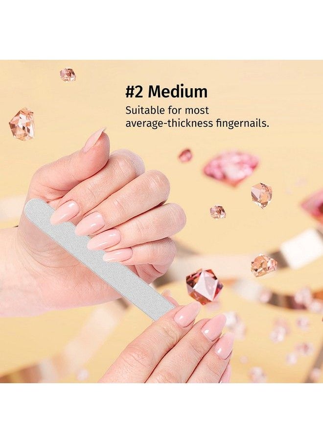 Diamancel - Luxury Diamond Nail File  #2 Medium Grit  For Most Average Thickness Fingernails Regular Size - Image 1