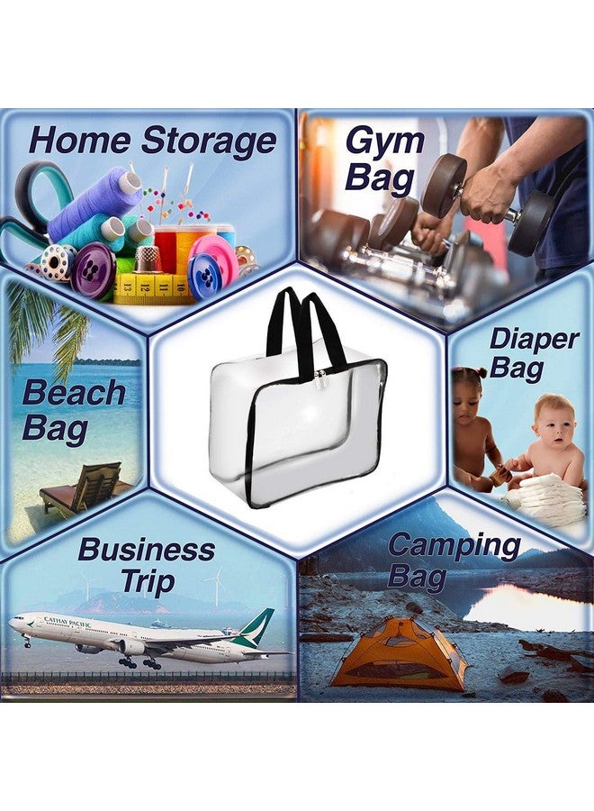 TASMAX Transparent Storage Bags for Wardrobe - Saree Covers, Clothes Organizer, Large Plastic Bags for Clothes (Pack of 2) - Image 4