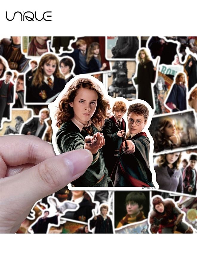Unique - Stickers, Harry Potter Waterproof Stickers 50 pieces - Laptop Decals, Water Bottles, Etc - Gifts for Children and teenagers - Image 1