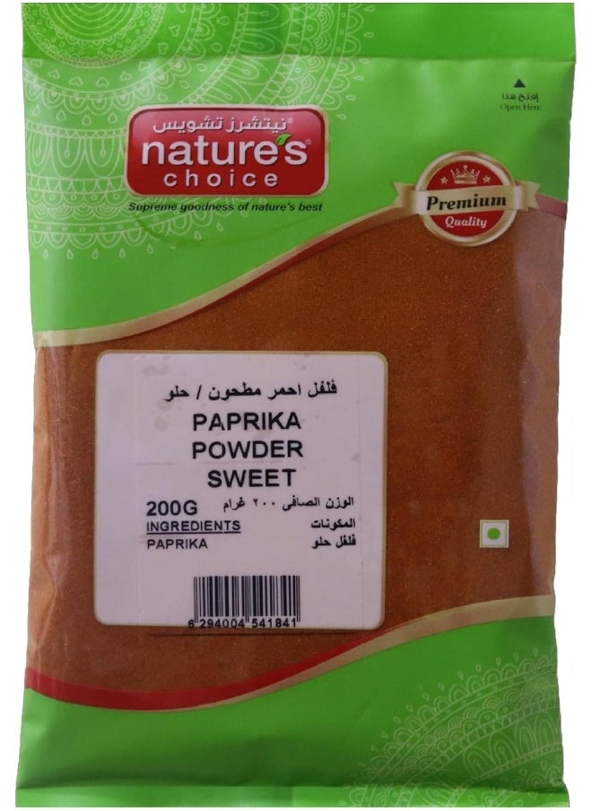 Nature's Choice Natures Choice Paprika Powder Sweet, 200 Gm  - Image 1