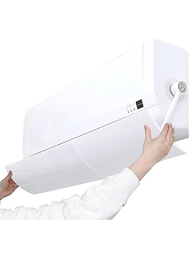 Air Conditir Windshield Wind Baffle Blowing Deflector Cover Adjustable Air Conditioning Windshield Anti Direct Blowing Month Windproof Baffle Windshield  - Image 1