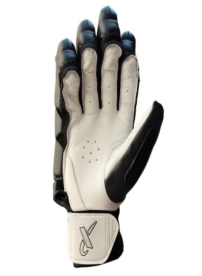 THRAX Pursuit (Exclusive) Cricket Batting Gloves Black Color (Mens Size Left-Handed) - Image 4