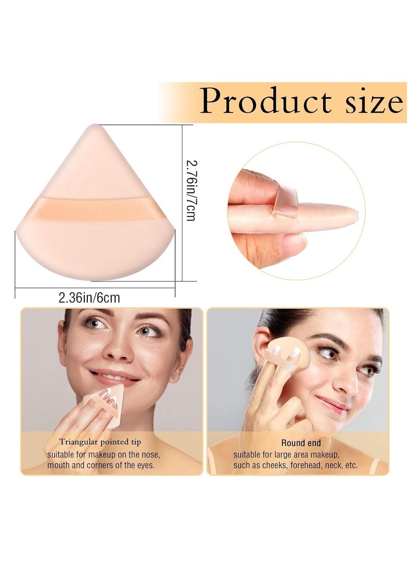 3pcs Powder Puff Soft Face Triangle Makeup Puff for Loose Powder Body Cosmetic Foundation Sponges Beauty Blender Makeup Tool Multicolors - Image 4
