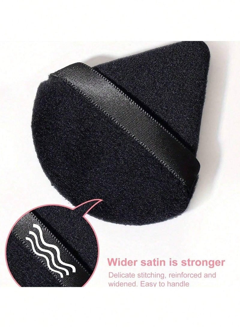 3pcs Powder Puff Soft Face Triangle Makeup Puff for Loose Powder Body Cosmetic Foundation Sponges Beauty Blender Makeup Tool Multicolors - Image 5