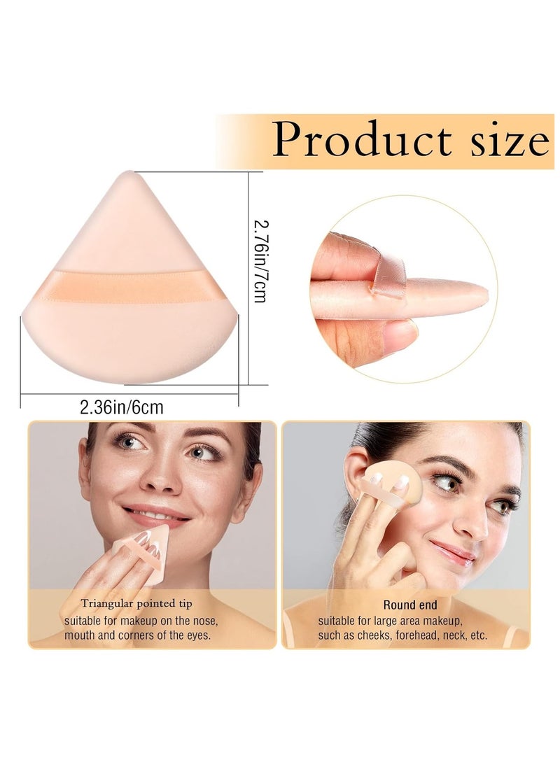 Shein - 3pcs Powder Puff Soft Face Triangle Makeup Puff for Loose Powder Body Cosmetic Foundation Sponges Beauty Blender Makeup Tool Multicolors - Image 1