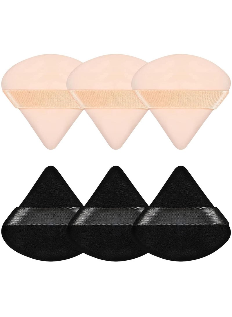 Shein - 3pcs Powder Puff Soft Face Triangle Makeup Puff for Loose Powder Body Cosmetic Foundation Sponges Beauty Blender Makeup Tool Multicolors - Image 1