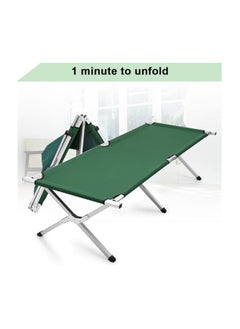 BJM Adult Camping Bed, Comfortable Heavy Duty Military Army Style Foldable Sleeping Tent Bed with Carrying Bag  - Image 2