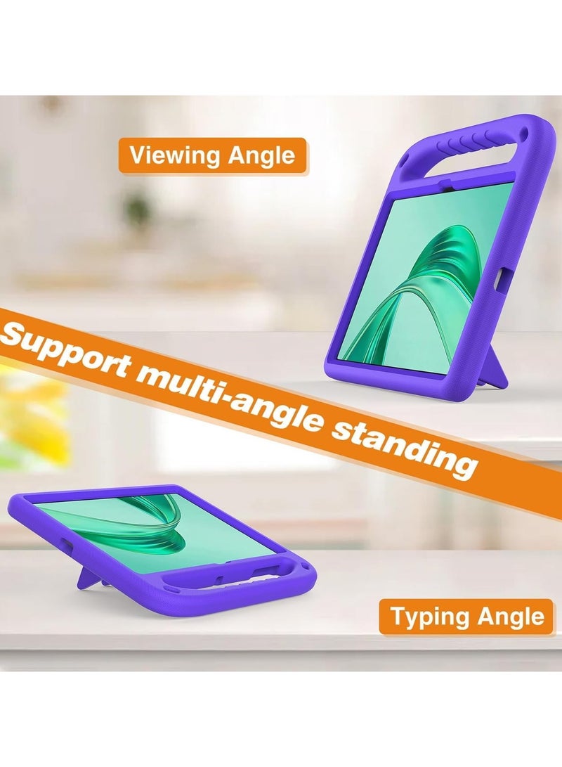 VKL Case Compatible with Honor Pad X8a 11.0 Inch 2024, Lightweight EVA Kid Friendly Shockproof Protective Case with Handle and Hidden Bracket Cover with Honor Pad X8a 2024 (Purple) - Image 5