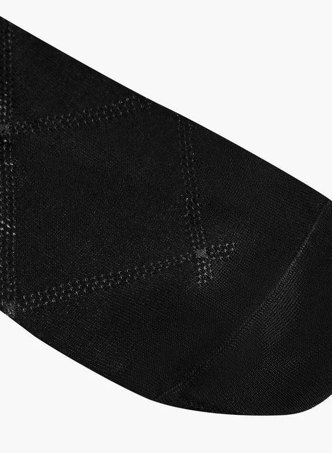 DUCHINI BLACK Men Ankle Length Socks - Set Of 3 for Men | Best Price UAE