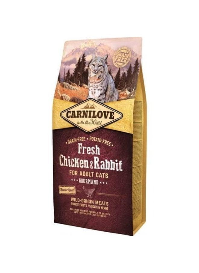 CARNILOVE Carnilove dry food for adult cats with fresh chicken and rabbit 2Kg 