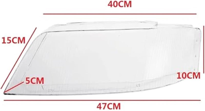 Wivplex Car Headlight Lens Cover for A6 C5 (1999-2002) - Image 3