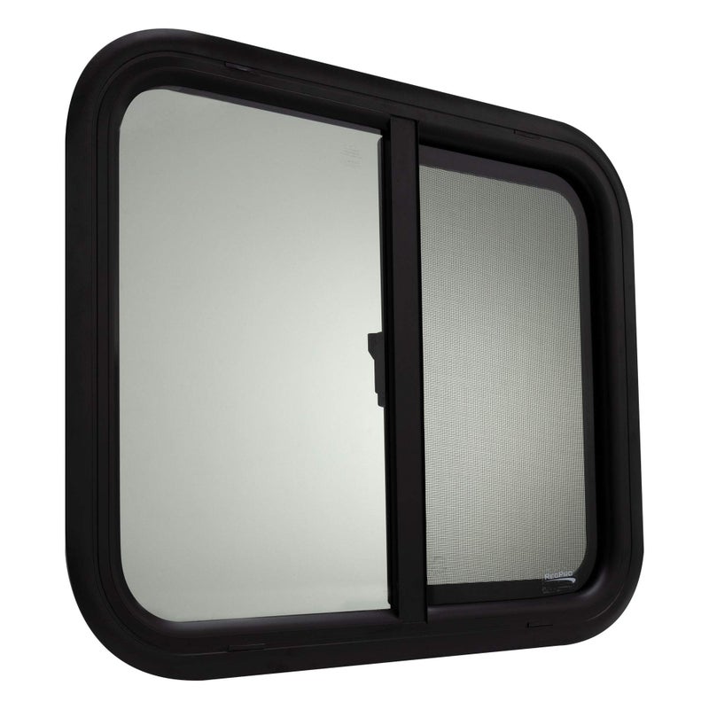 RecPro RV Window 24W x 20H Teardrop Style Horizontal Sliding RV Window Replacement Made in USA