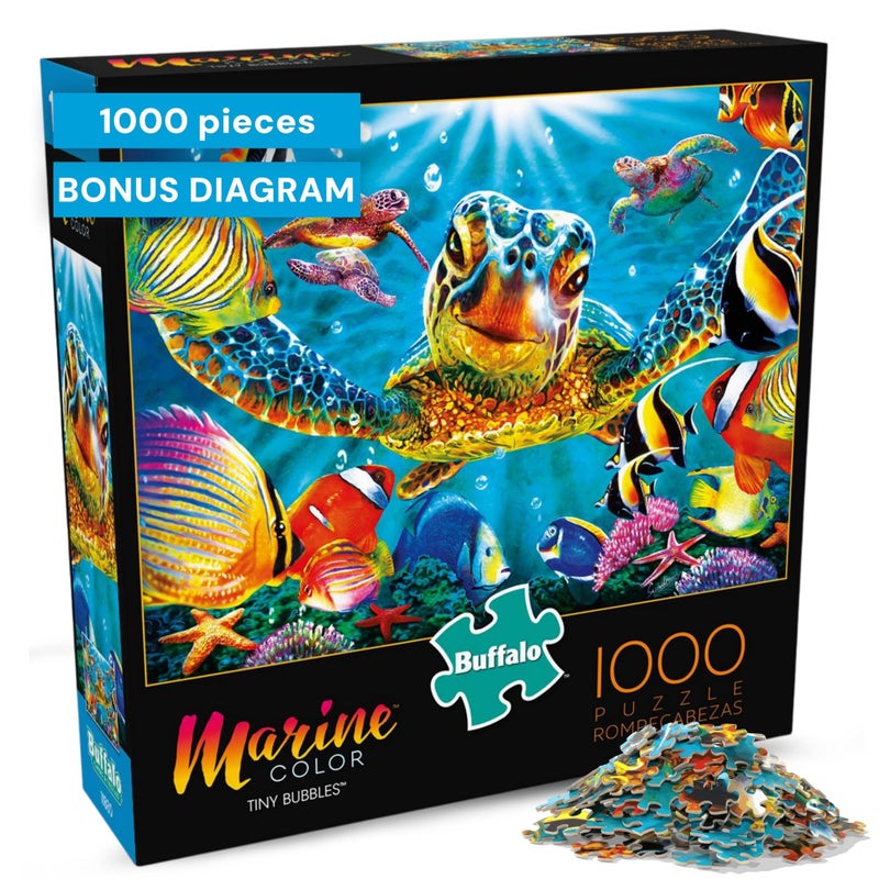 Buffalo Games - Steve Sundram - Tiny Bubbles - 1000 Piece Jigsaw Puzzle For Adults - Challenging Puzzle Perfect for Game Nights - Finished Size is 26.75 x 19.75 - Image 1