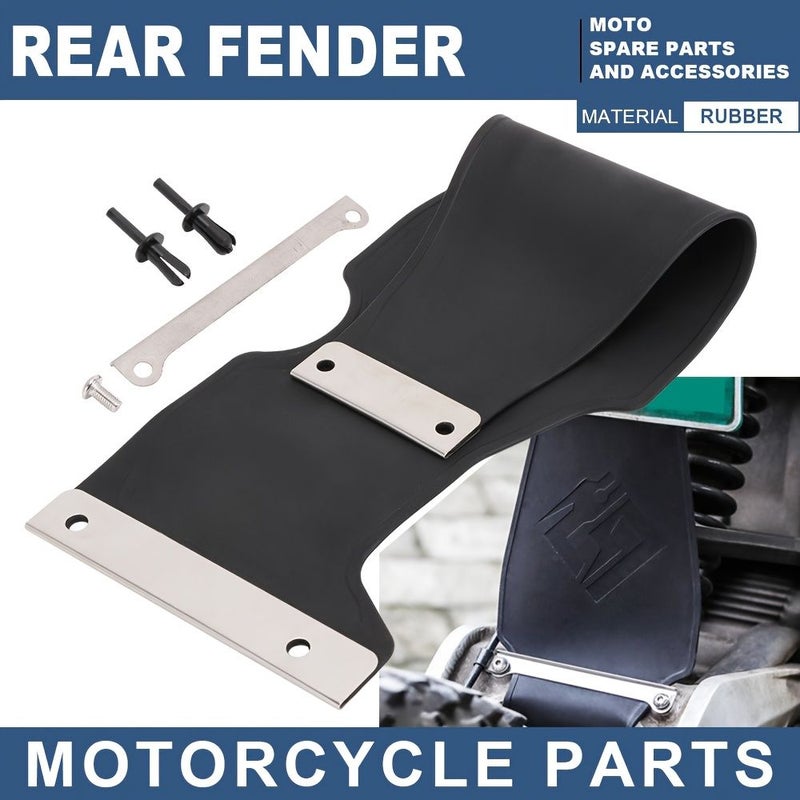 Rear Shock Mud Guard Fender Black Compatible with E Dirt Bike Sur Ron Light Bee X S And Segway X160 X260 Models - Image 5