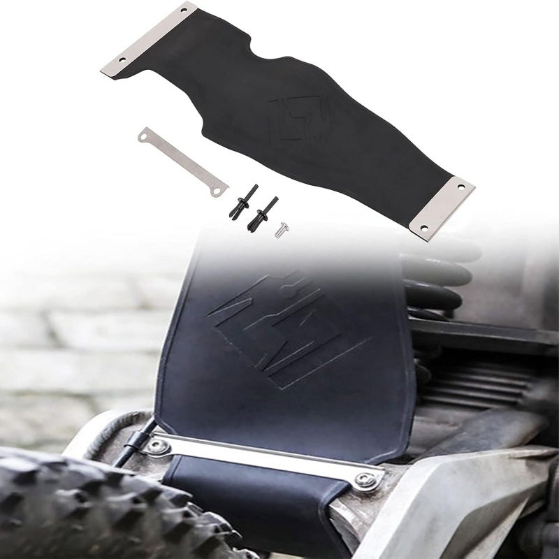 Rear Shock Mud Guard Fender Black Compatible with E Dirt Bike Sur Ron Light Bee X S And Segway X160 X260 Models - Image 1