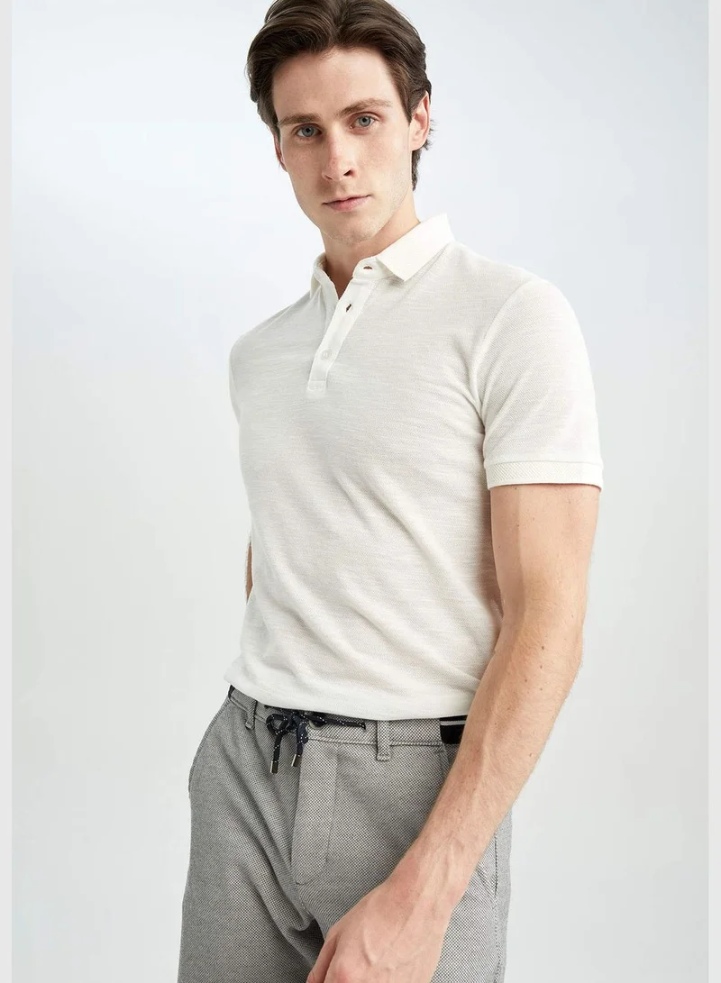 DeFacto Slim Fit Short Sleeve Polo Shirt
