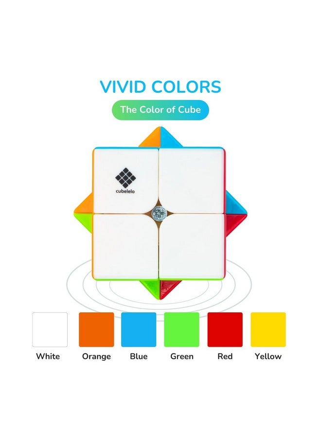 Cubelelo - Cubelelo Drift 2x2 & 3x3 Premium Gift Box | 2-in-1 Puzzle Game Set | Double The Challenge, Twice The Fun | Ultimate Value Saver Combo | Beginner Startup kit | Toy for Children Kids & Adults - Image 1