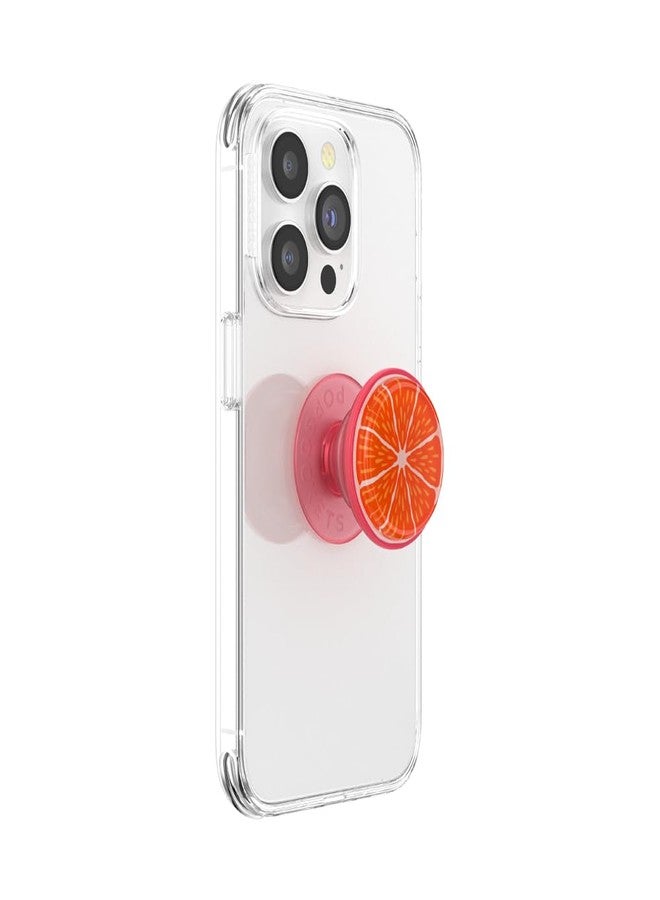 PopSockets Phone Grip with Expanding Kickstand, Adhesive Grip - Jelly Citrus - Image 2