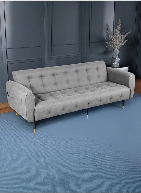 SleepEase | 2 In 1 Sofabed Linen Upholstered - Light Grey