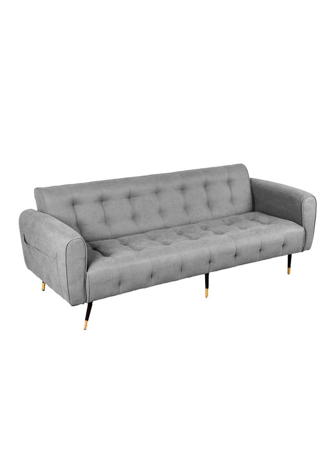 SleepEase | 2 In 1 Sofabed Linen Upholstered - Light Grey