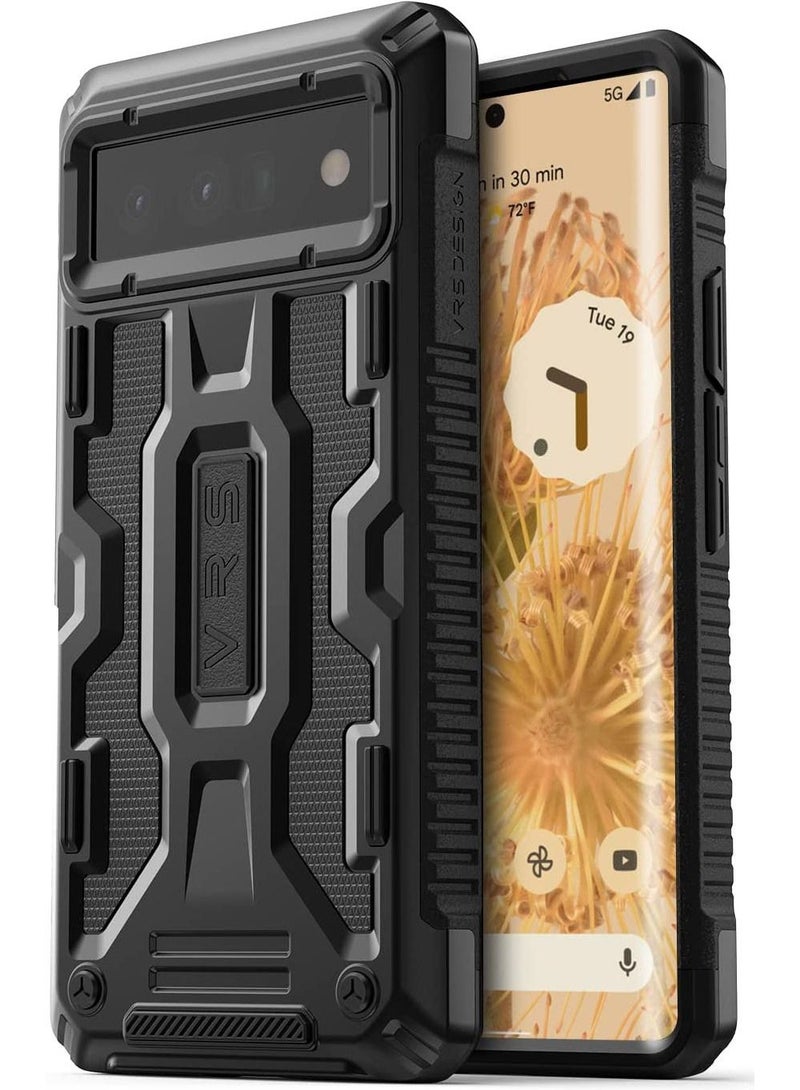 VRS Design Terra Guard for Google Pixel 6 Case Cover - Matte Black  - Image 1