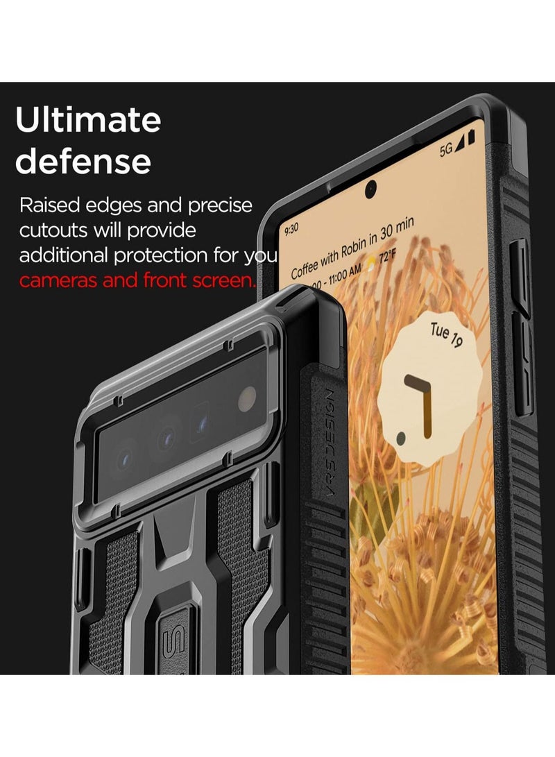 VRS Design Terra Guard for Google Pixel 6 Case Cover - Matte Black  - Image 3